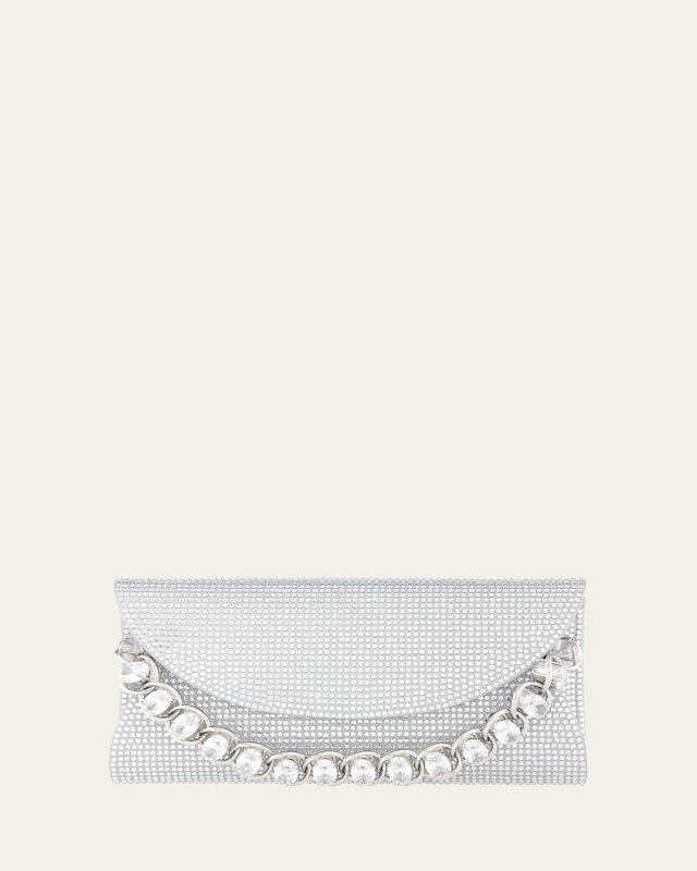 Taylor Crystal Chain Clutch Bag